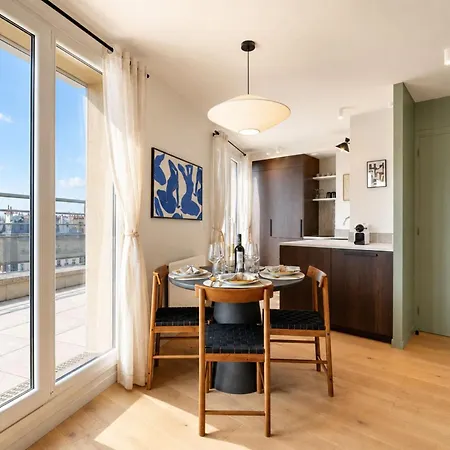 Loft With Terrace Jacuzzi & Lift Near Invalides Apartamento París